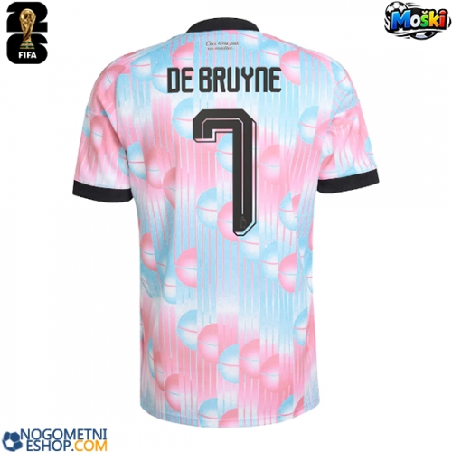Moški Nogometni dresi Belgija Kevin De Bruyne #7 Gostujoči SP 2026 Kratek Rokav